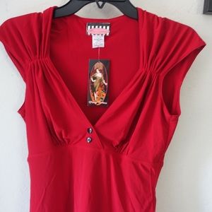 NWT Pinup Couture Laura Top